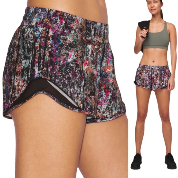 lululemon athletica Pants - ** On sale today ONLY*Lululemon Rare Hotty Hot Short 2 2.5” Vitalize Multi/Black